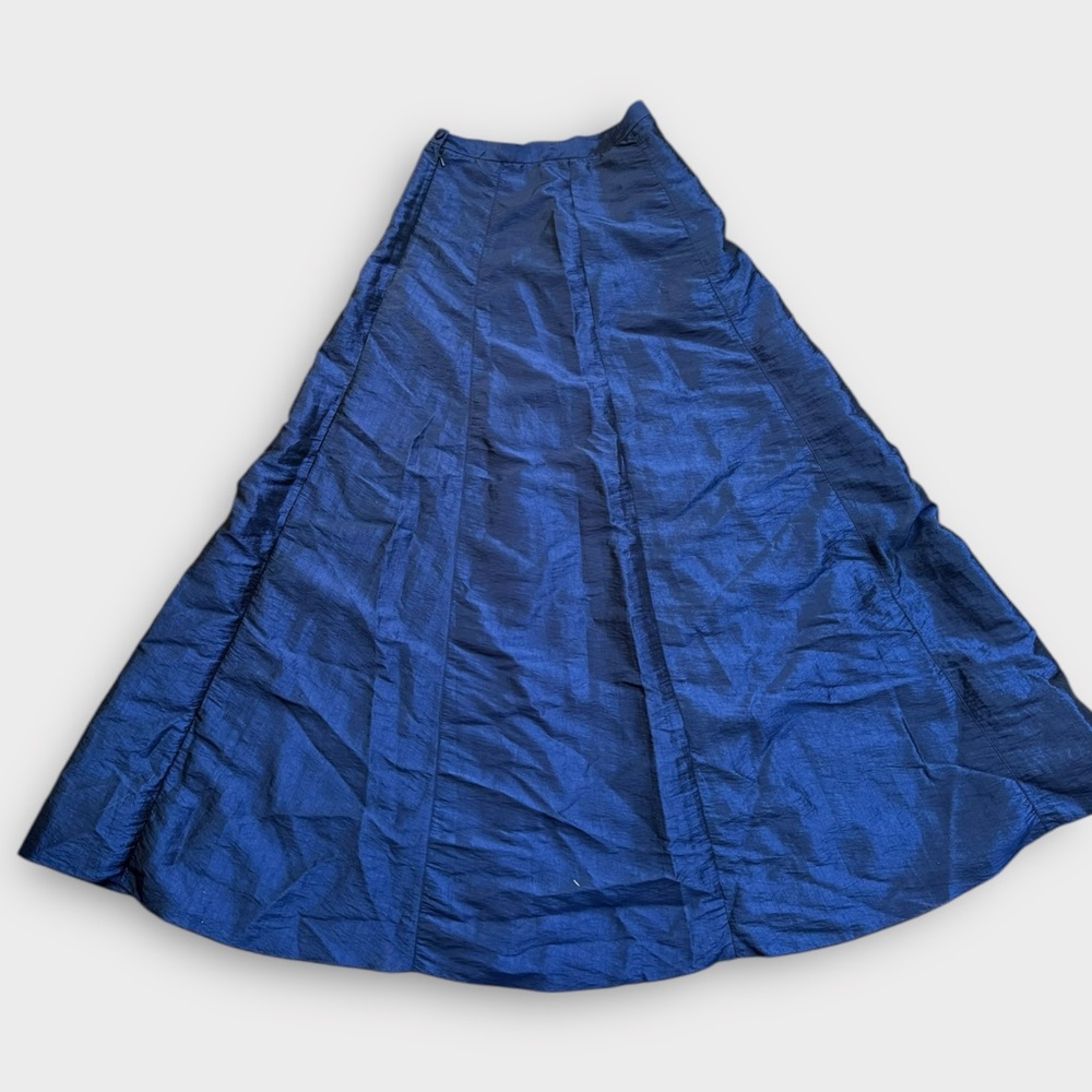 VTG 90s Glassons Blue Women's Skirt S/M - Picture 2 of 4